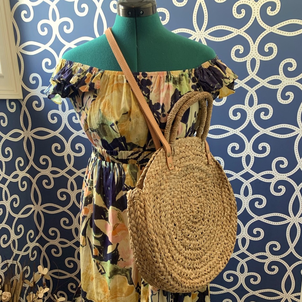 Street level hand made in L.A basket bag